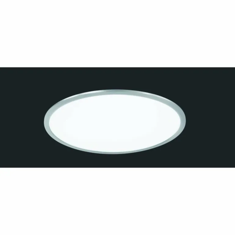 Plafonnier Trio-Leuchten Phoenix LED Nickel mat, 1 lumière