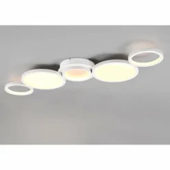 Plafonnier Trio-Leuchten Salsa LED Blanc, 1 lumière