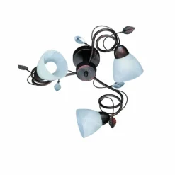 Plafonnier Trio-Leuchten Traditio Brun foncé, Rouille, 3 lumières