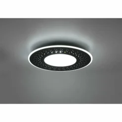Plafonnier Trio-Leuchten Verus LED Noir, 1 lumière, Télécommandes