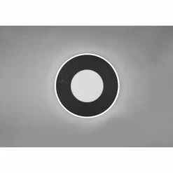 Plafonnier Trio-Leuchten Verus LED Noir, 1 lumière, Télécommandes