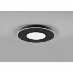 Plafonnier Trio-Leuchten Verus LED Noir, 1 lumière, Télécommandes