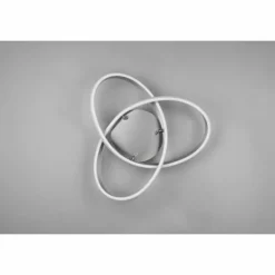 Plafonnier Trio-Leuchten Yara LED Nickel mat, 1 lumière