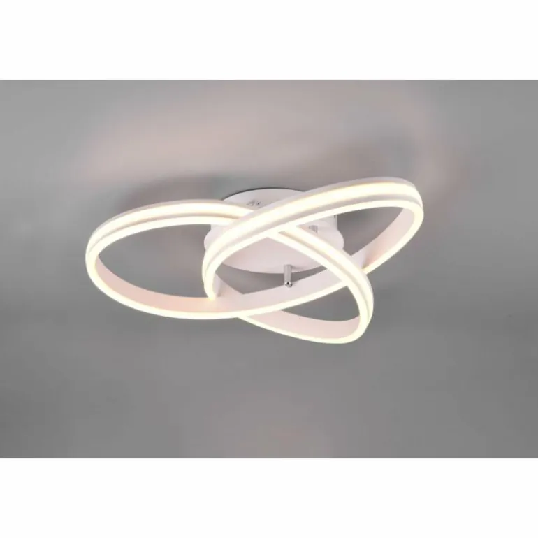 Plafonnier Trio-Leuchten Yara LED Blanc, 1 lumière