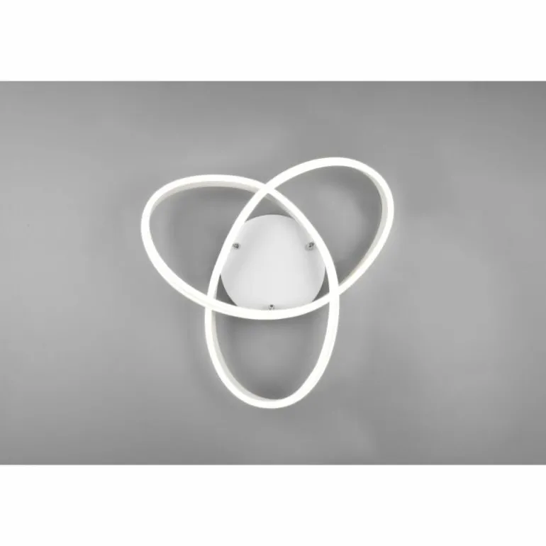 Plafonnier Trio-Leuchten Yara LED Blanc, 1 lumière