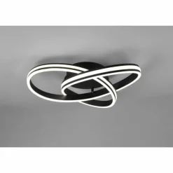 Plafonnier Trio-Leuchten Yara LED Noir, 1 lumière