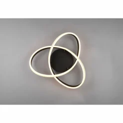 Plafonnier Trio-Leuchten Yara LED Noir, 1 lumière