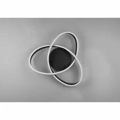 Plafonnier Trio-Leuchten Yara LED Noir, 1 lumière