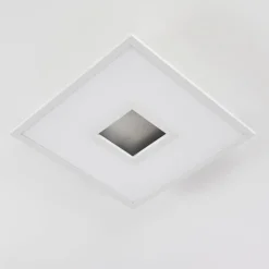 Plafonnier Turbalá LED Blanc, 2 lumières, Télécommandes, Changeur de couleurs