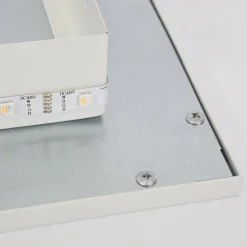 Plafonnier Turbalá LED Blanc, 2 lumières, Télécommandes, Changeur de couleurs