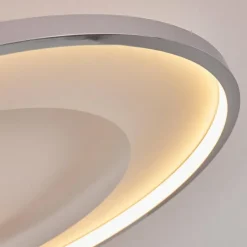 Plafonnier Tuzik LED Chrome, 1 lumière