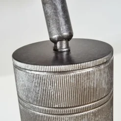 Plafonnier Tyldom Gris, Argenté, 2 lumières