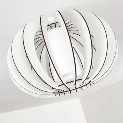 Plafonnier Valkom Blanc, 1 lumière