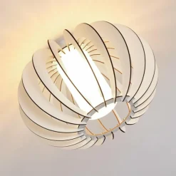 Plafonnier Valkom Blanc, 1 lumière