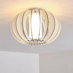 Plafonnier Valkom Blanc, 1 lumière