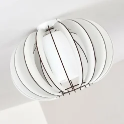 Plafonnier Valkom Blanc, 1 lumière