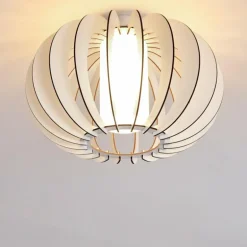 Plafonnier Valkom Blanc, 1 lumière