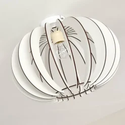 Plafonnier Valkom Blanc, 1 lumière