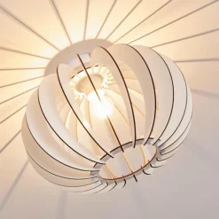 Plafonnier Valkom Blanc, 1 lumière