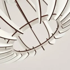 Plafonnier Valkom Blanc, 1 lumière