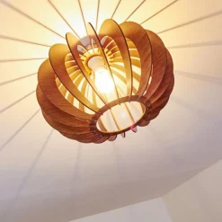 Plafonnier Valkom Brun, 1 lumière