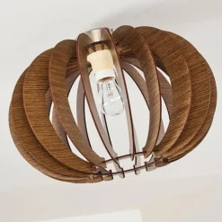 Plafonnier Valkom Brun, 1 lumière