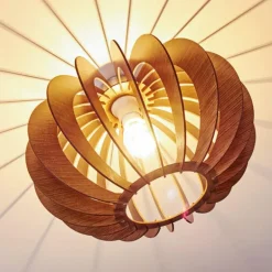 Plafonnier Valkom Brun, 1 lumière