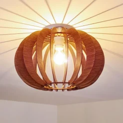 Plafonnier Valkom Brun, 1 lumière