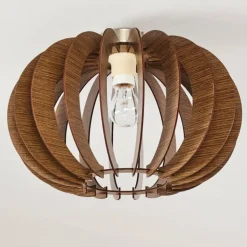 Plafonnier Valkom Brun, 1 lumière