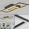 Plafonnier Vaseux LED Noir, Blanc, 1 lumière
