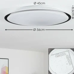 Plafonnier Vejle LED Blanc, 2 lumières, Changeur de couleurs