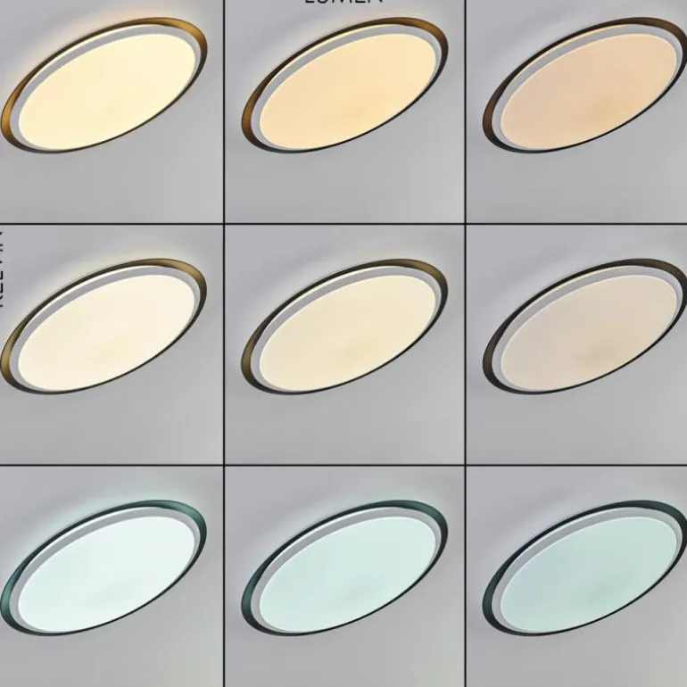 Plafonnier Vejle LED Blanc, 2 lumières, Changeur de couleurs