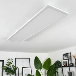 Plafonnier Vex LED Blanc, 1 lumière, Télécommandes