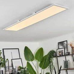 Plafonnier Vex LED Blanc, 1 lumière, Télécommandes