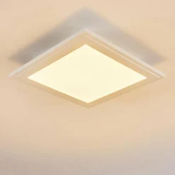 Plafonnier Voisines LED Blanc, 1 lumière, Télécommandes, Changeur de couleurs