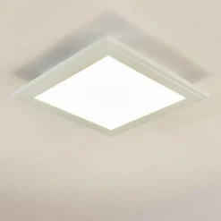 Plafonnier Voisines LED Blanc, 1 lumière, Télécommandes, Changeur de couleurs