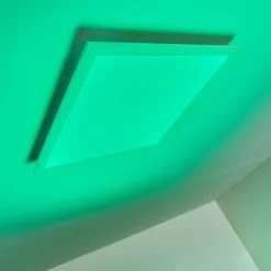 Plafonnier Voisines LED Blanc, 1 lumière, Télécommandes, Changeur de couleurs