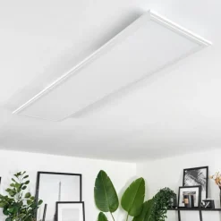 Plafonnier Voisines LED Blanc, 1 lumière, Télécommandes
