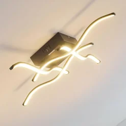 Plafonnier Voltti LED Noir, 4 lumières