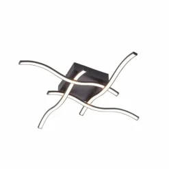 Plafonnier Voltti LED Noir, 4 lumières