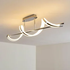 Plafonnier Vora LED Chrome, 1 lumière