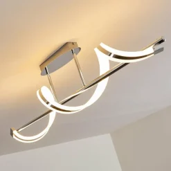 Plafonnier Vora LED Chrome, 1 lumière