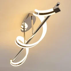 Plafonnier Vora LED Chrome, 1 lumière