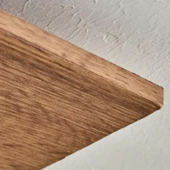 Plafonnier Vouhet Brun, Couleur bois, Noir, 4 lumières