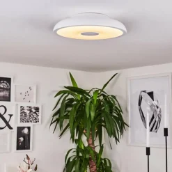 Plafonnier Vully Blanc, 1 lumière, Changeur de couleurs