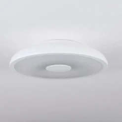 Plafonnier Vully Blanc, 1 lumière, Changeur de couleurs