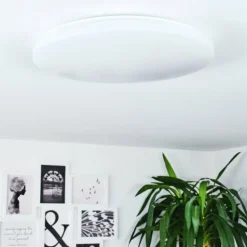 Plafonnier Weesen LED Blanc, 1 lumière, Détecteur de mouvement