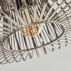 Plafonnier Wemude Argenté, 1 lumière