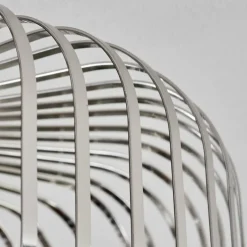 Plafonnier Wemude Argenté, 1 lumière