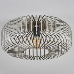 Plafonnier Wemude Argenté, 1 lumière